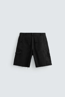 CARPENTER POCKET DENIM BERMUDA SHORTS - Zara фото 16