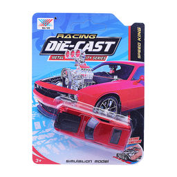 Машина "Гоночная" металл., на листе