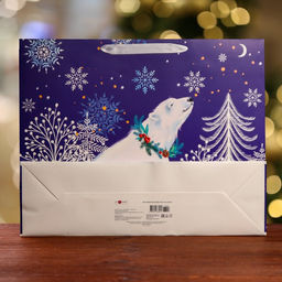 Пакет подарочный На снежочке, ХL 50 х 40 х 15 см - Simaland фото 2