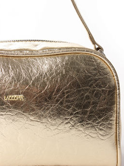 LACCOMA сумка Лаура-золотистый эко кожа хлопок