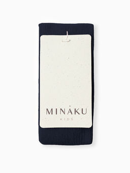 Колготки детские с лямками MINAKU, рост 62-68 см, синие