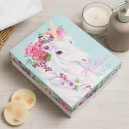 Набор махровых салфеток Believe in magic 30х30 см -5шт, 100% хл, 340гр/м2 - Этель фото 5