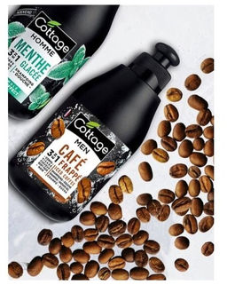 COTTAGE Мужской шампунь для волос и гель для душа ХОЛОДНЫЙ КОФЕ, 250мл  фото 2