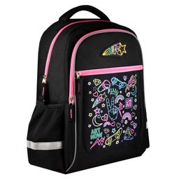 Рюкзак школьный арт.58426/ 14 СТРИТ АРТ (31х42х15 см, полиэстер, резиновая нашивка, сублимация, 1 от