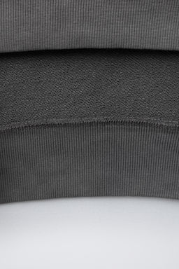 GARMENT DYE LABEL SWEATSHIRT