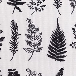 Полотенце кухонное Доляна Листья 35х60 см, 100% хлопок, 160г/м2  фото 3