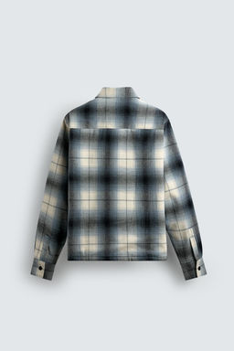 CONTRAST CHECK OVERSHIRT