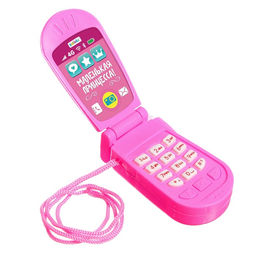 Музыкальный телефончик «Принцесса», световые эффекты, МИКС