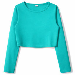 Кроп-топ кулирка с лайкрой 1499100213