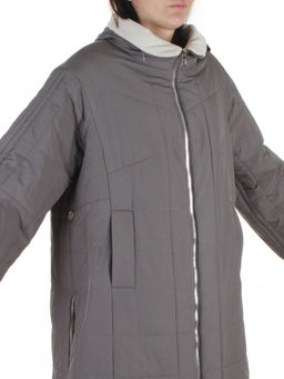8862 GRAY Куртка демисезонная женская