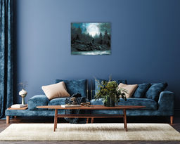 ФРЕЯ PNB/PL-092 Набор для раскрашивания по номерам 50 х 40 см Таинственная луна фото 5