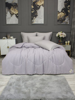 Muslin & Satin Solid color (лаванда жемчуг) комплект