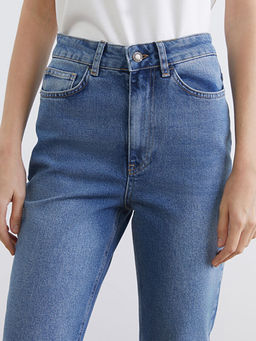 Straight Fit Kad?n Jean Pantolon