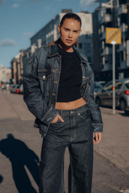 PLAIN KNIT CROP SWEATER - Zara фото 9