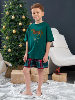 Комплект для мальчика Конь Зеленый