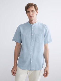 Regular Fit Hakim Yaka Poplin Erkek G?mlek