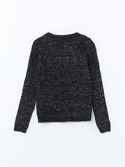 Bisiklet Yaka K?z ?ocuk Triko Kazak - Waikiki фото 3