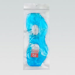 Маска для лица гидрогелевая, охлаждающая/согревающая, 23×10×0.5 см, синяя