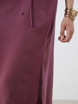 V Yaka Modal Kar???ml? Ask?l? Elbise