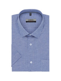 Сорочка мужская короткий рукав GREG 211/206/2052/C/1p