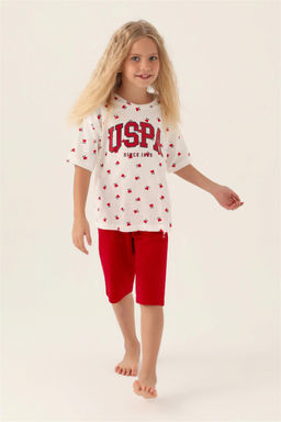 Красный пижамный комплект для девочки