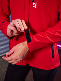 Женская мембранная куртка виндстоппер на флисе Azimuth Сияние 124/23983_711 Красный  фото 20