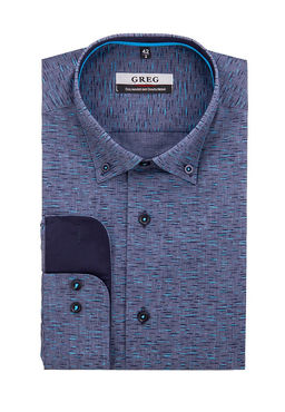 Сорочка мужская длинный рукав GREG 323/319/2058/Z/b/1  фото 4