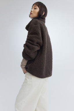 MAMA Before & After Zip-top teddy jacket - H&m фото 4