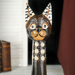 Сувенир «Кошка», 60 см, дерево