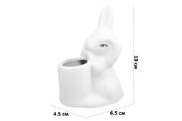 Вазочка п/зубочистки 6,5*4,5*10 см "Кролик-Зайка" + зубочистки