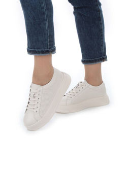 05-DXT53-2 BEIGE Кроссовки женские (натуральная кожа)