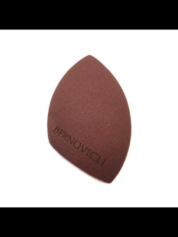 Bernovich Спонж косметический BERNOVICH DARK CHOCOLATE (коричневый) срезанная капля (Польша)