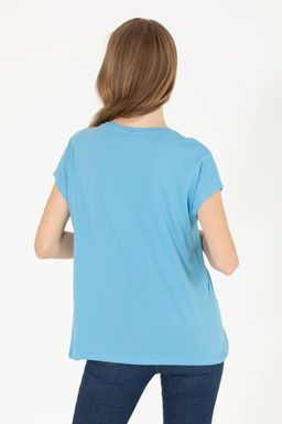 Женская бирюзовая футболка - U.s. polo assn фото 19