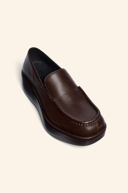 LEATHER LOAFERS - LIMITED EDITION - Zara фото 7