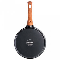 Сковорода с тефлоновым покрытием д22см "Stella", h5,2см, s0,32см, дно д20см, s0,4см, ручка из термостойкого пластика, ristretto (Россия)