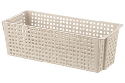 Корзинка прямоугольная 29,5*13*9,6 см 3 л Лофт латте (модель 450020)