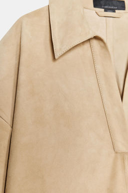 SUEDE LEATHER DRESS ZW COLLECTION LIMITED EDITION - Zara фото 15