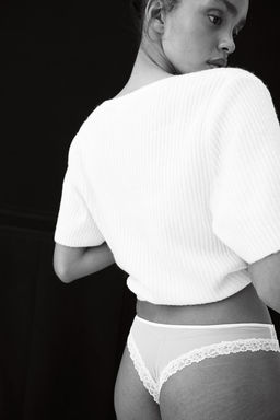 Pack de 3 bragas Brazilian de encaje - H&m фото 3