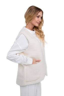 Жилет 3 в 1 (носи, как: домашний жилет / меховую подкладку / верхний слой одежды)