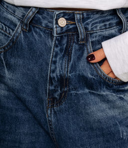 Джинсы #КТ5206 (2), синий - Dommod фото 5