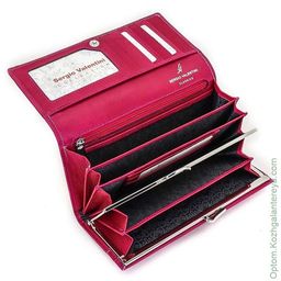 Большой женский кожаный кошелек Sergio Valentini СВ 8142-035 фото 2