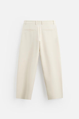 RELAXED FIT PLEATED TROUSERS - Zara фото 14