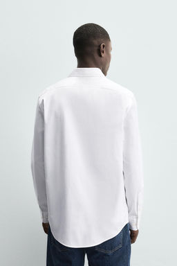 CAMISA REGULAR FIT / Blanco - Zara фото 3