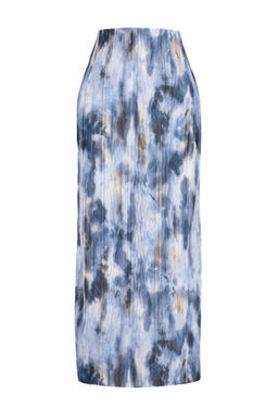 TRENDYOLMILLA Gul Kurusu Cicek Bask?l? Normal Lastikli Bel Pilise Maxi Orme Etek TWOSS24ET00055 фото 7