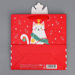 Цена за 2 шт. Пакет подарочный новогодний С Новым годом!, 22?22?10 см - Дарите счастье фото 9