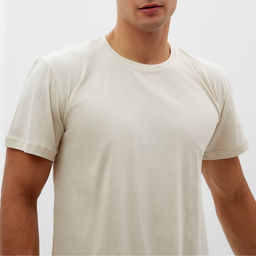 Футболка мужская Collorista, размер 46-48, бежевая