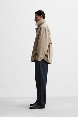 PLEATED CHINO TROUSERS - Zara фото 4