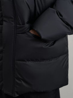 Куртка с натуральным наполнителем и съемным капюшоном / Zarina  фото 7