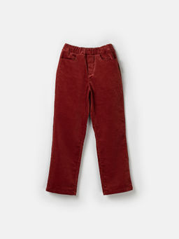 Брюки вельветовые Терракот 7+