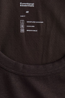 Camiseta sin mangas en canal? Cooling Slim Fit - H&m фото 7